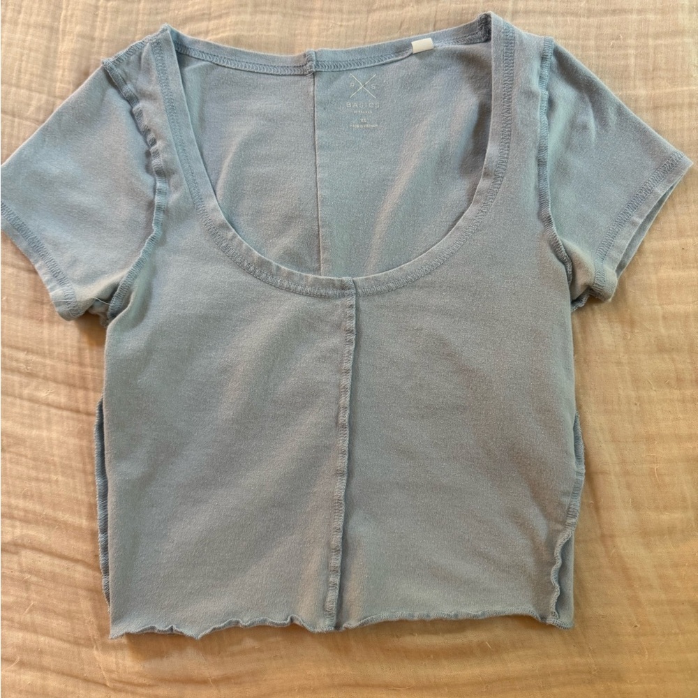 Pacsun light blue crop top size XS.
